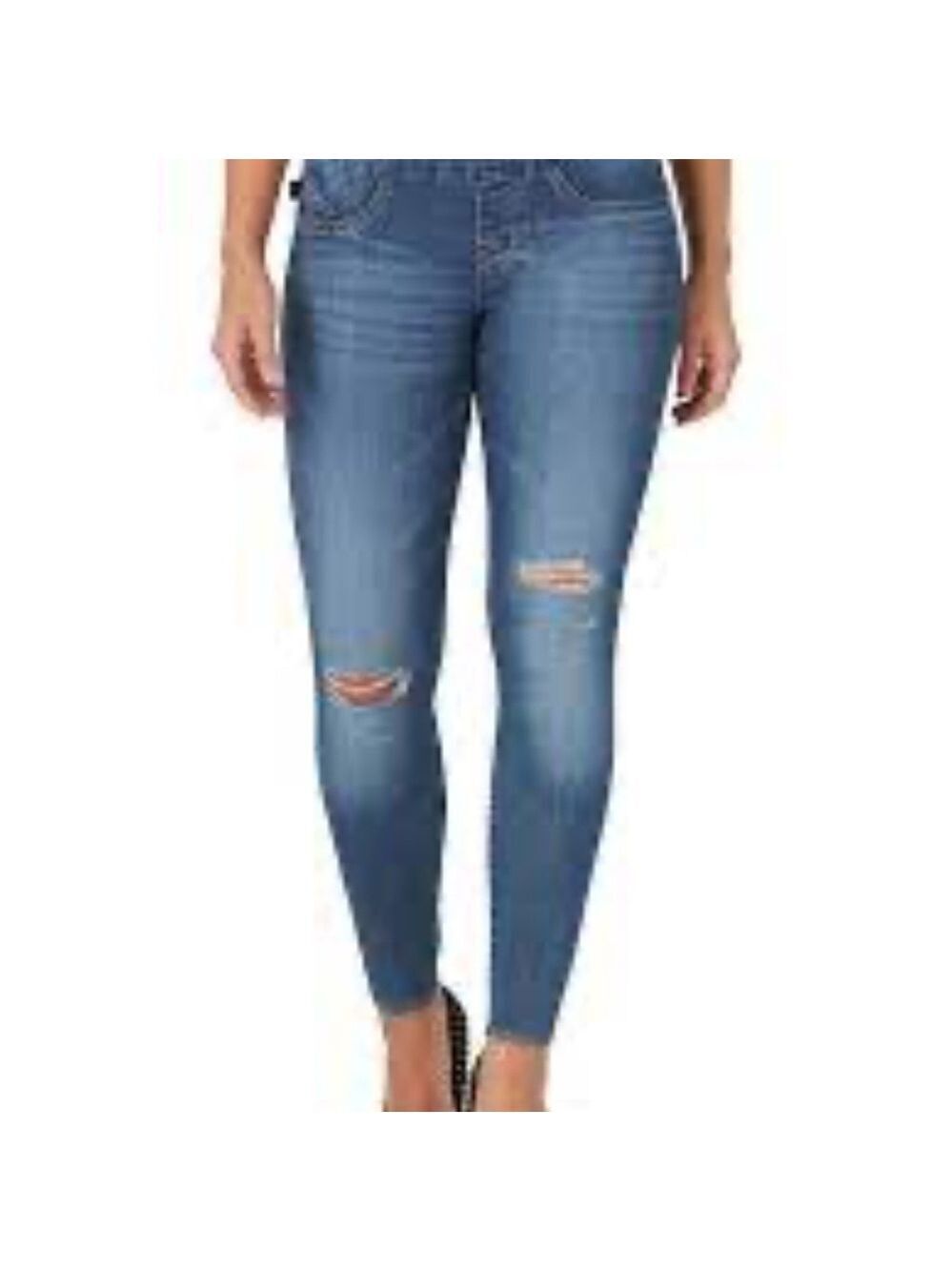 Rock & Republic Denim Rx Fever Distressed Stretch Pull On Jegging